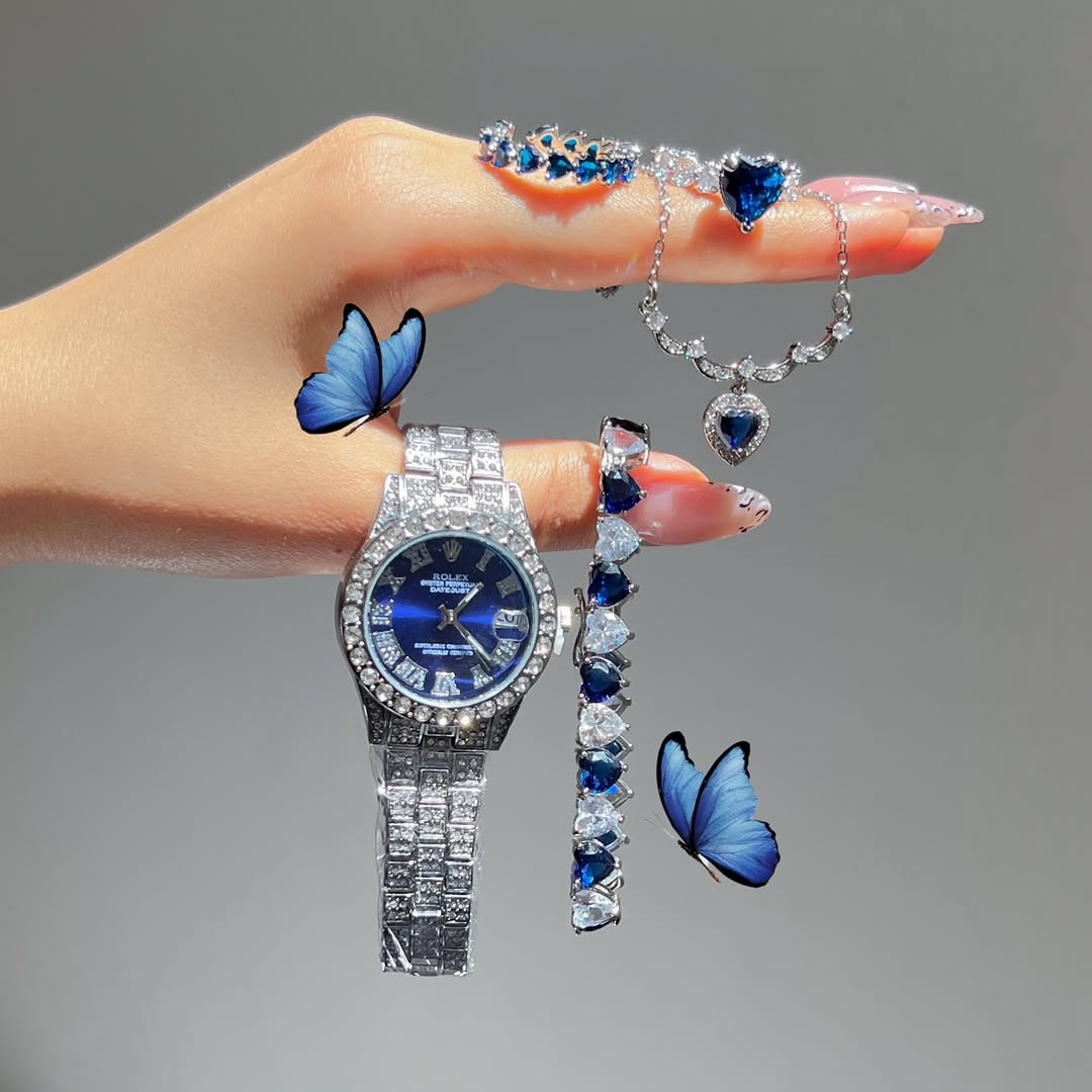 ست قلب ابی دخترانه شیک💙(محصولات جداگانه قیمت گذاری شدن)